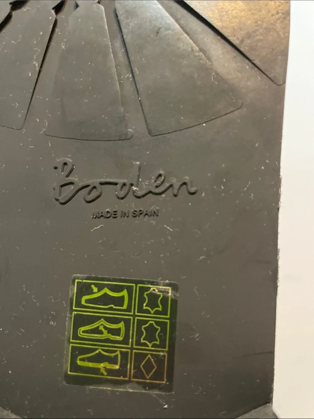 Boden leather knee